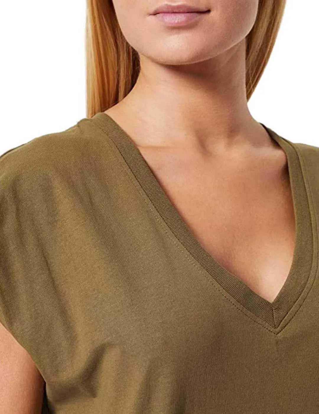 CAMISETA REPLAY VERDE PARA MUJERB