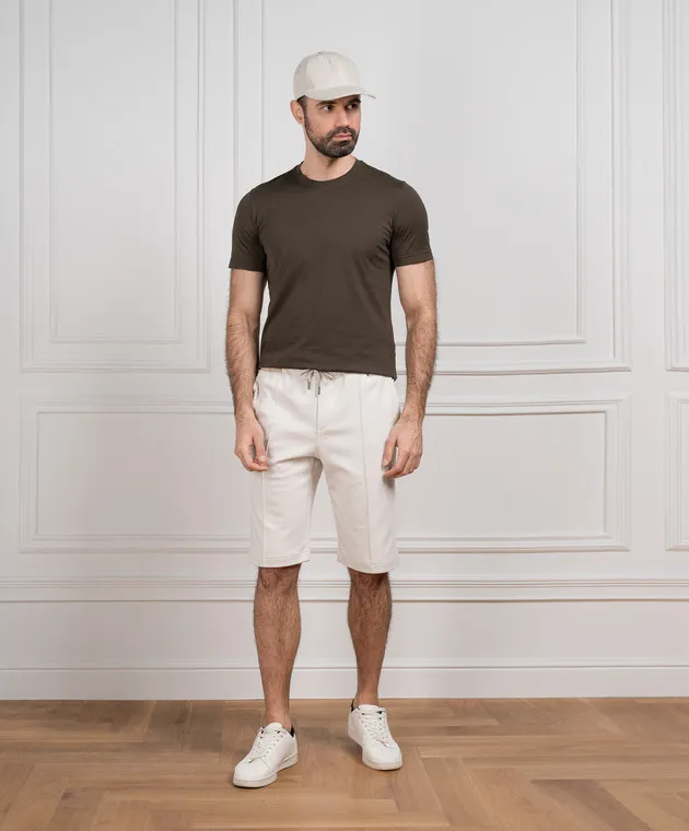 CAPOBIANCO KHAKI TSHIRT