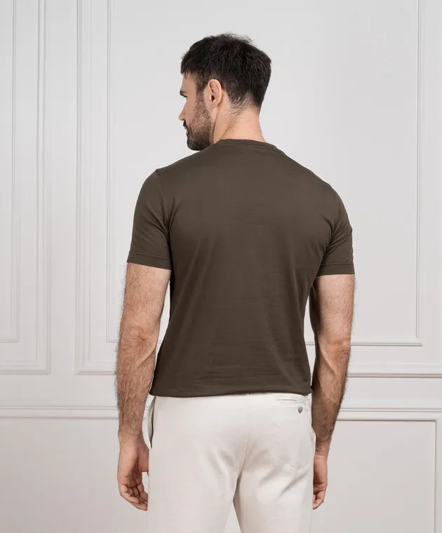 CAPOBIANCO KHAKI TSHIRT