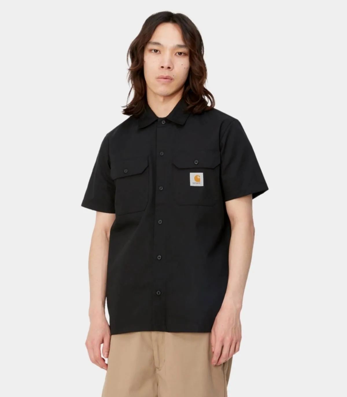CARHARTT  CAMISA PARA HOMBRE NEGRA  MASTER SHIRT