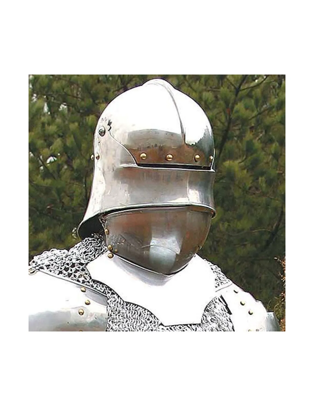 Casco Gótico Alemán Sallet con Barbote