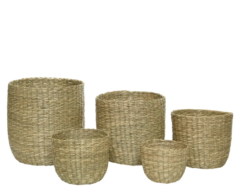 Cesta de mimbre 22 x 22 x 21 cm