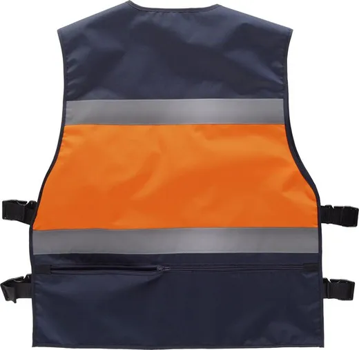 Chaleco de alta visibilidad Marino Naranja