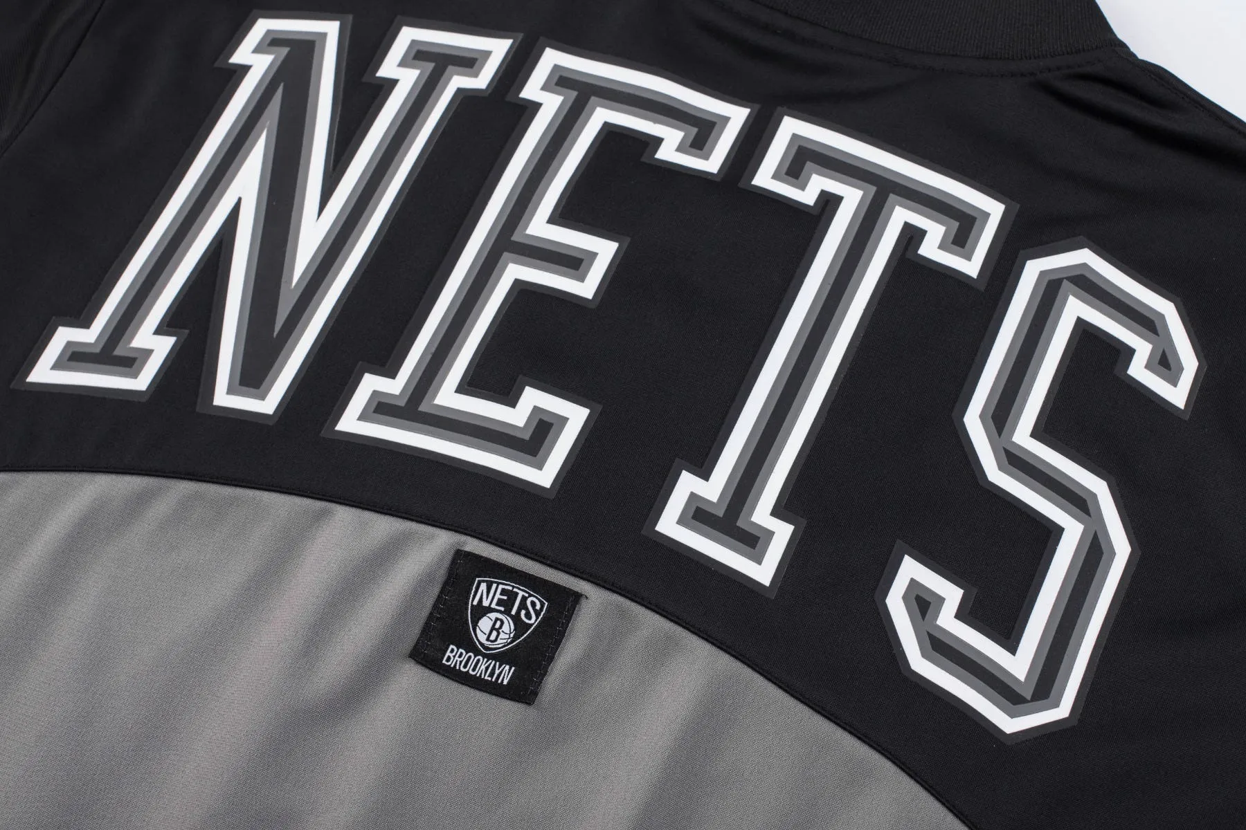 Chaqueta Básquetbol Hombre NBA Brooklyn Nets Gris/Negra