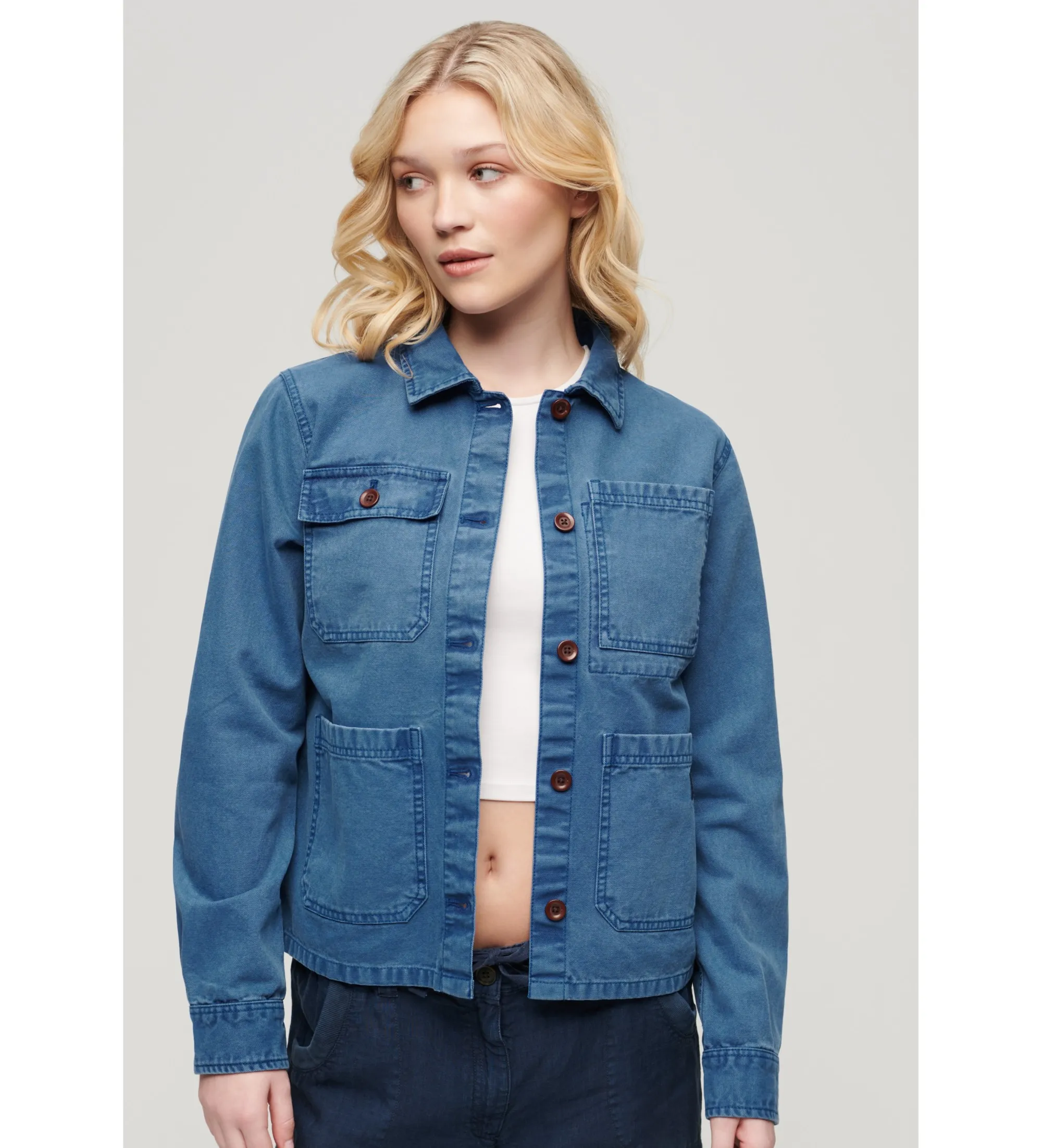 Chaqueta con cuatro bolsillos Chore azul