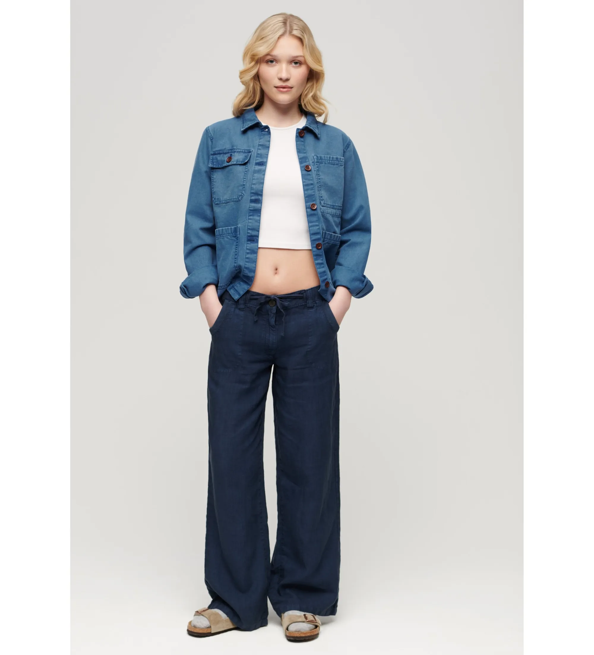 Chaqueta con cuatro bolsillos Chore azul