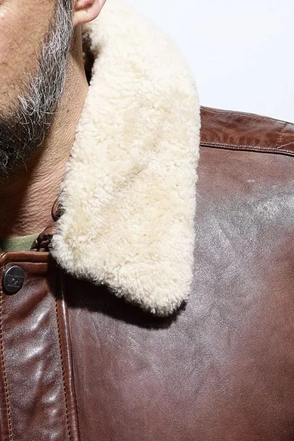 Chaqueta Hombre Daytona Corsair Fur Sheep Petrol Bison