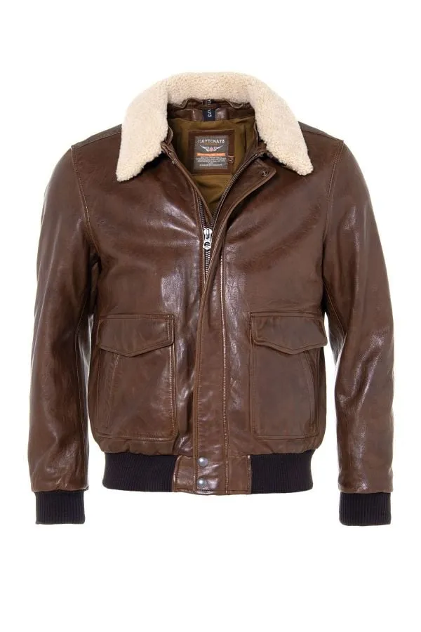 Chaqueta Hombre Daytona Corsair Fur Sheep Petrol Bison