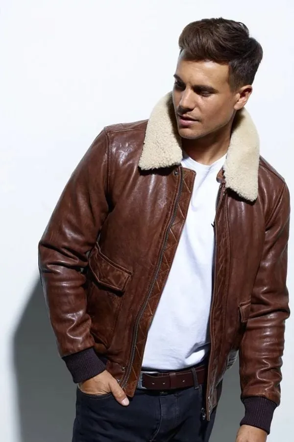 Chaqueta Hombre Daytona Corsair Fur Sheep Petrol Bison