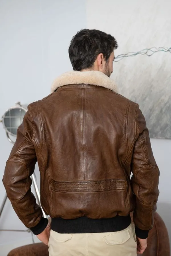 Chaqueta Hombre Daytona Corsair Fur Sheep Petrol Bison