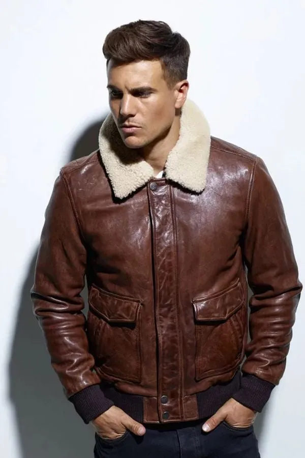 Chaqueta Hombre Daytona Corsair Fur Sheep Petrol Bison