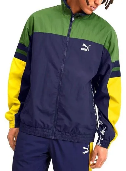 chaqueta puma xtg tricolor para hombre