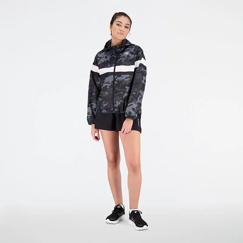Chaqueta Rompe Vientos Para Mujer Printed Accelerate Jacket New Balance 56812