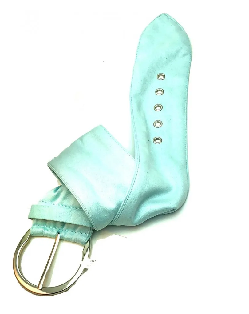 CINTURONES DE VESTIR  AZUL CELESTE, EN ANTELINA IDEALES PARA BODAS Y PARA COMBINAR CON TU BOLSO A JUEGO