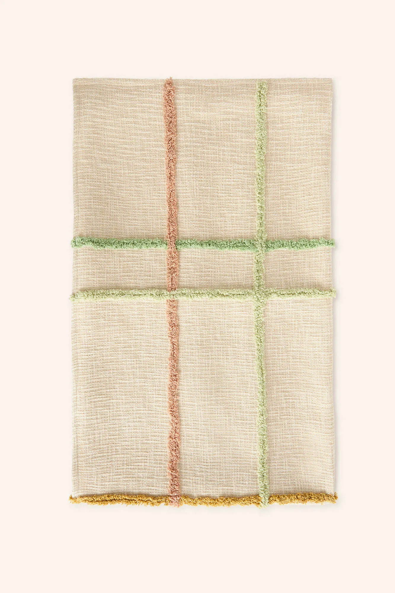 Colcha infantil con tufting multicolor Prato