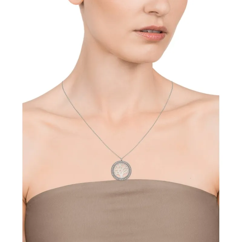 COLLAR VICEROY DE ACERO CON ÁRBOL DE LA VIDA