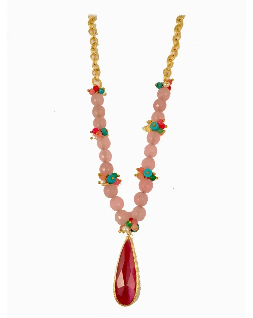 COLLARES DE PIEDRAS NATURALES CON LAGRIMA