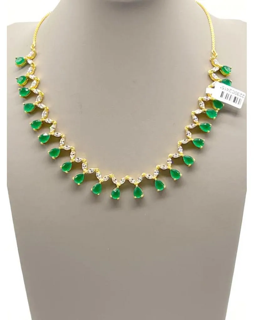 COLLARES VERDES PARA MUJER CON PIEDRAS REPLICA DE JOYAS INDIAS