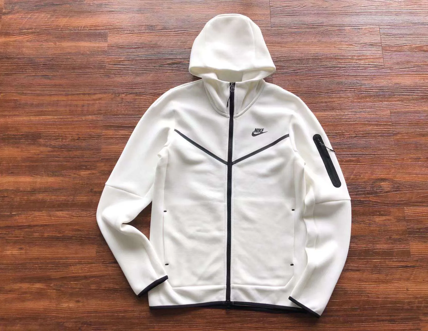 Conjunto de Chándal Nike Tech Fleece Blanco