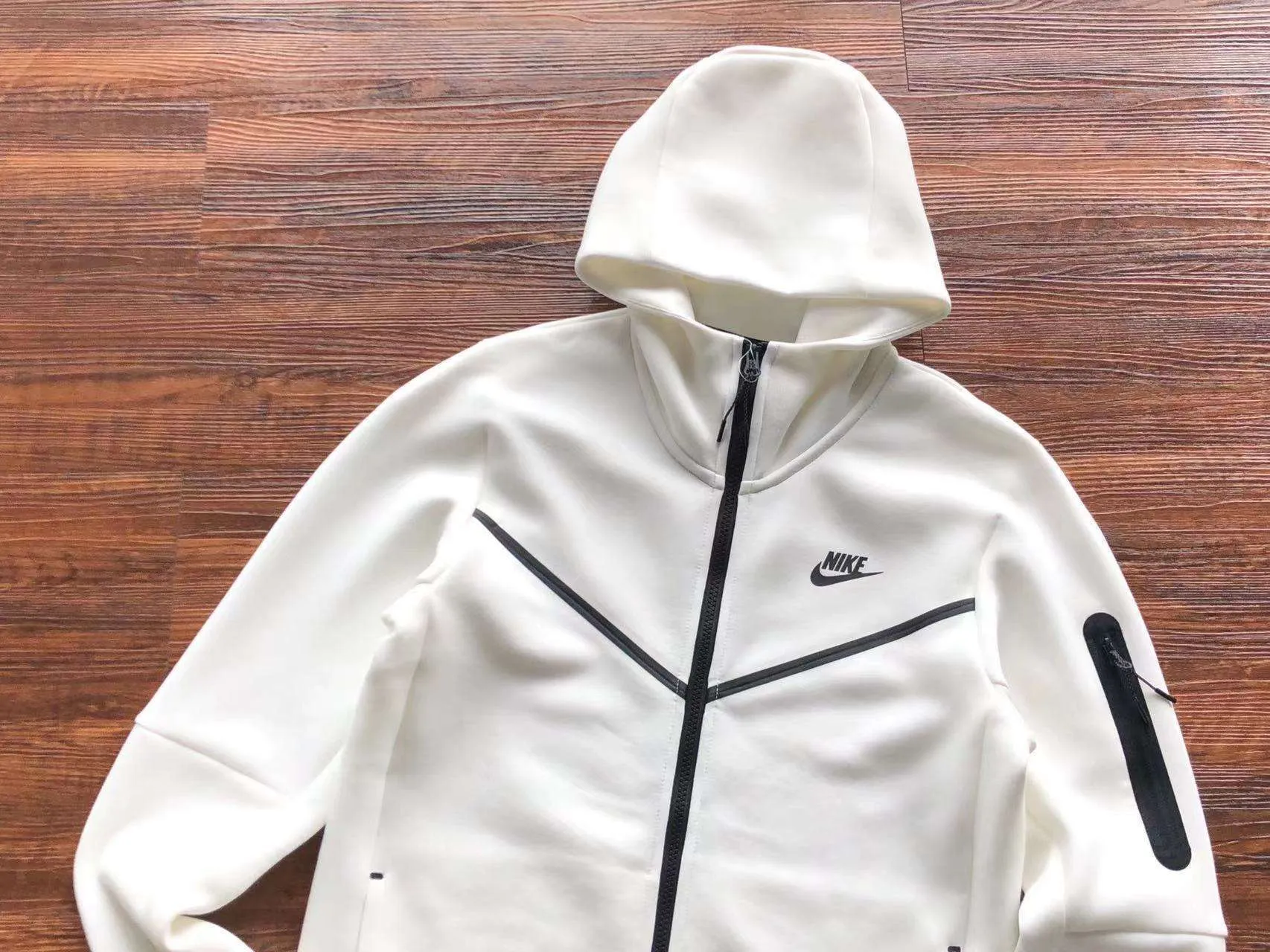 Conjunto de Chándal Nike Tech Fleece Blanco
