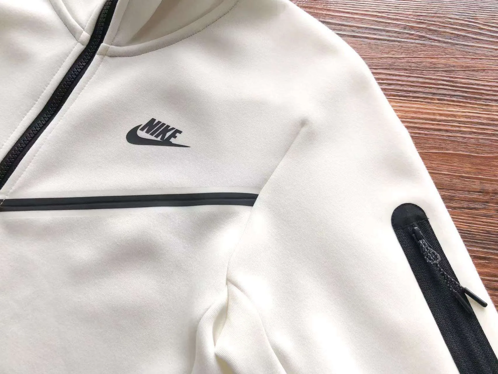 Conjunto de Chándal Nike Tech Fleece Blanco