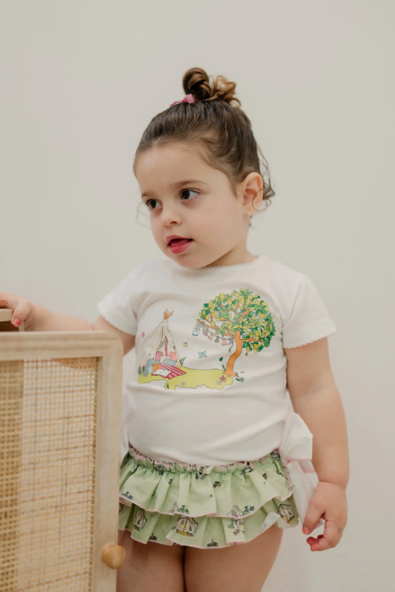 Conjunto para niña de Pio pio colección Camping
