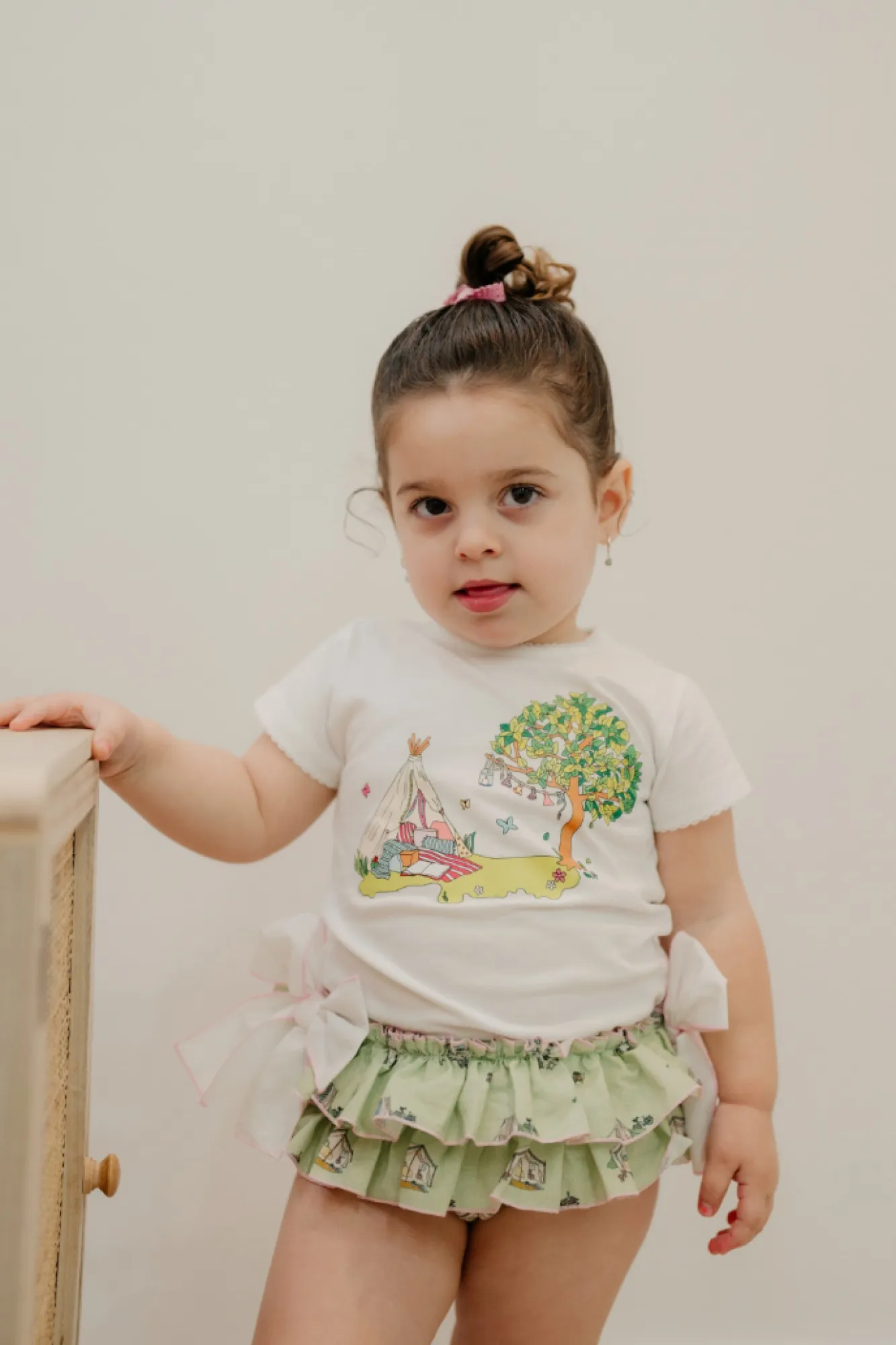 Conjunto para niña de Pio pio colección Camping