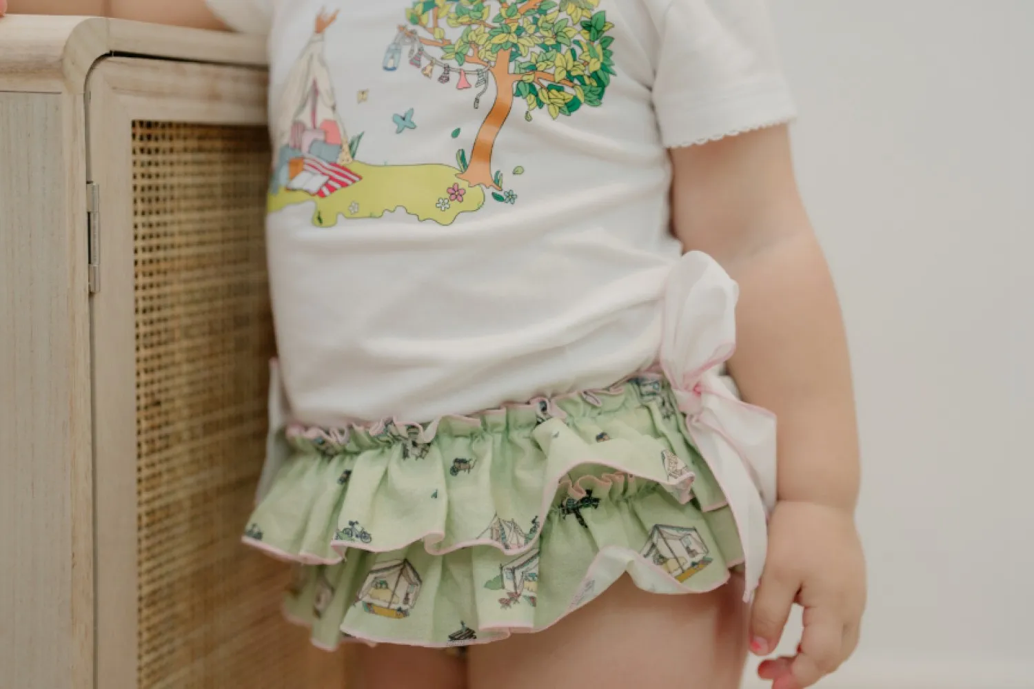 Conjunto para niña de Pio pio colección Camping
