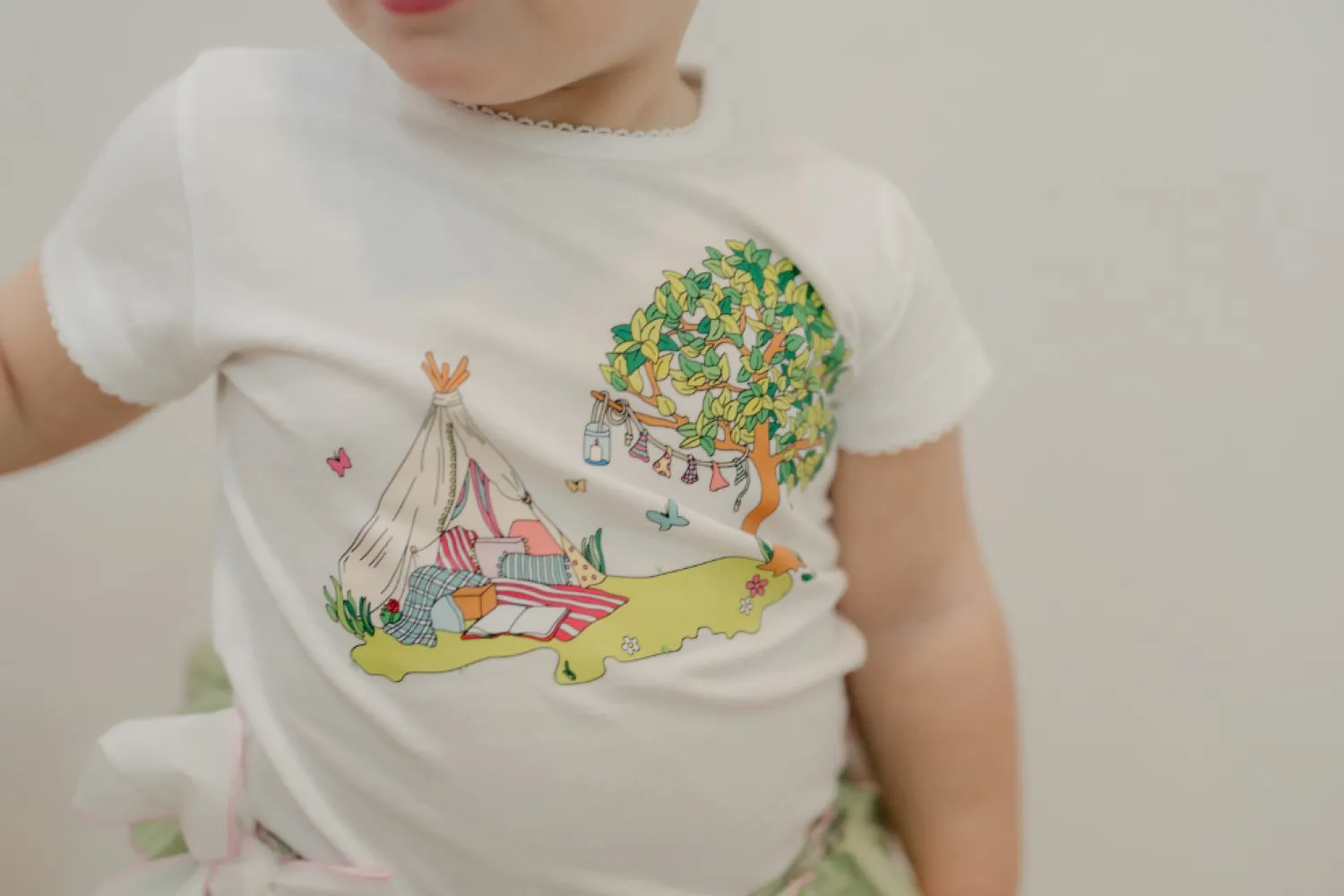 Conjunto para niña de Pio pio colección Camping