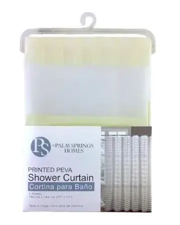 Cortina para baño de 180 x 180 cm
