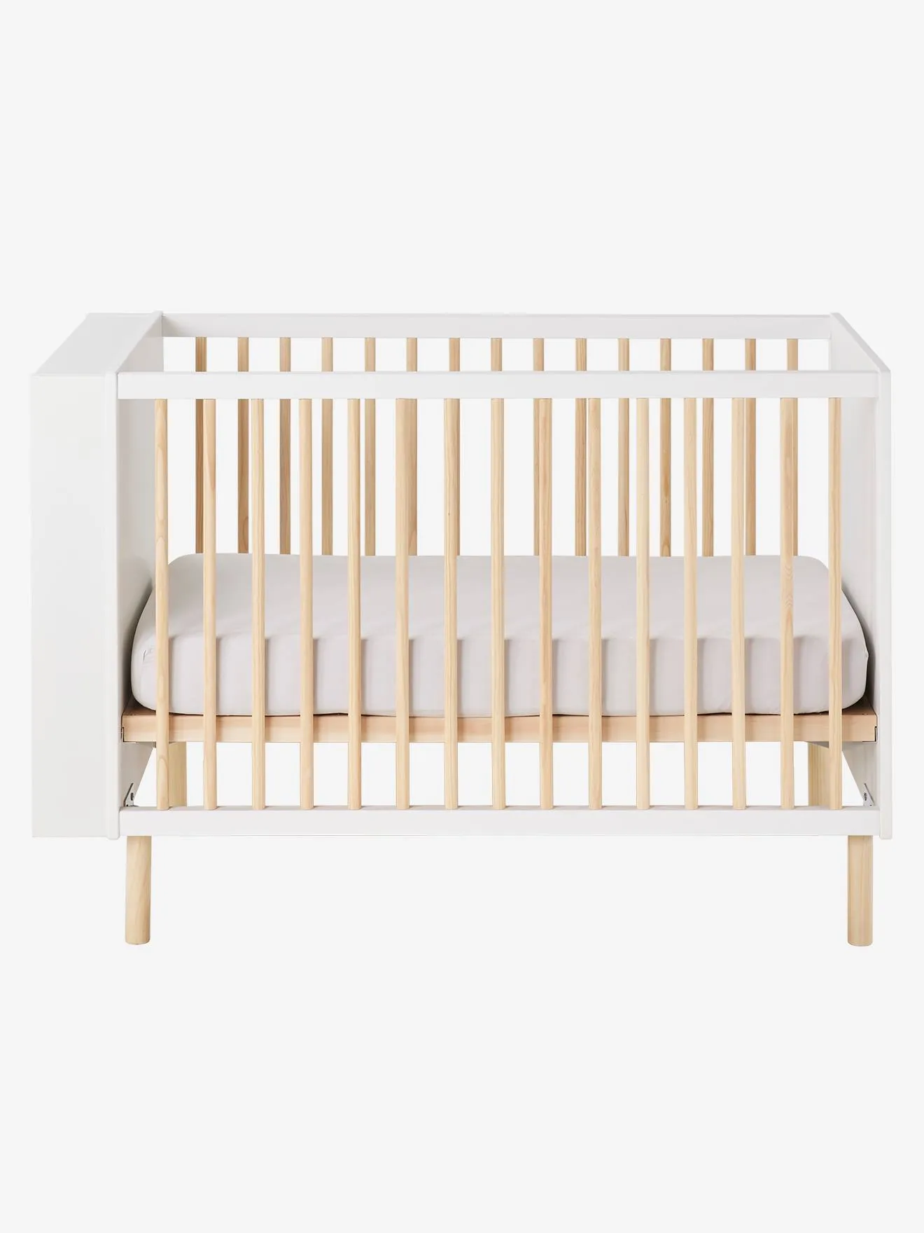 Cuna fija + estantería librería ábaco