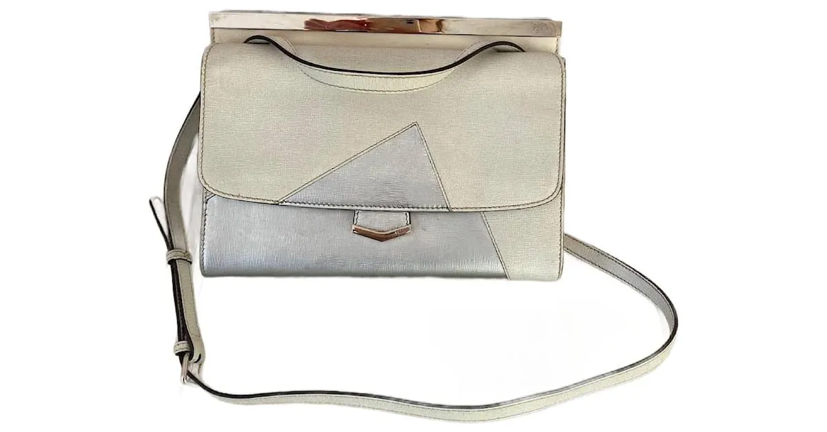 Demi Jour Fendi Medio día Plata Blanco roto 
