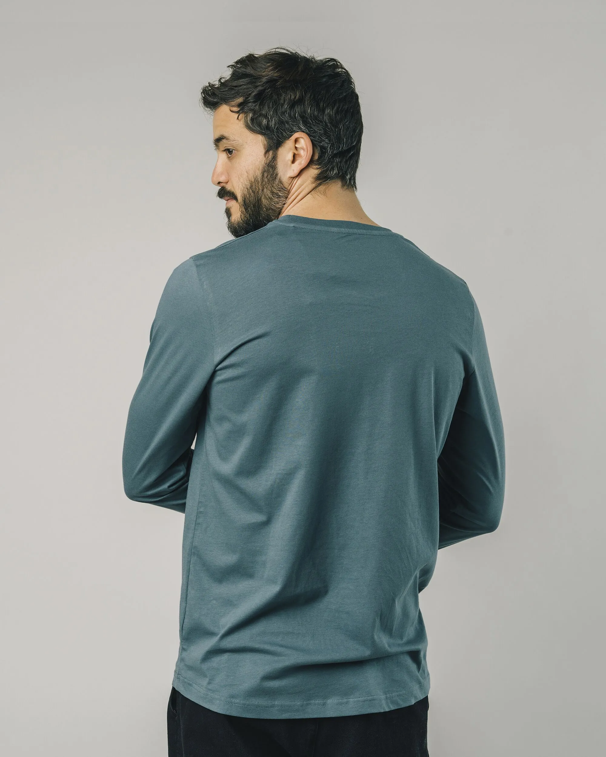 DIGITAL NOMAD LONGSLEEVED TSHIRT INDIGO