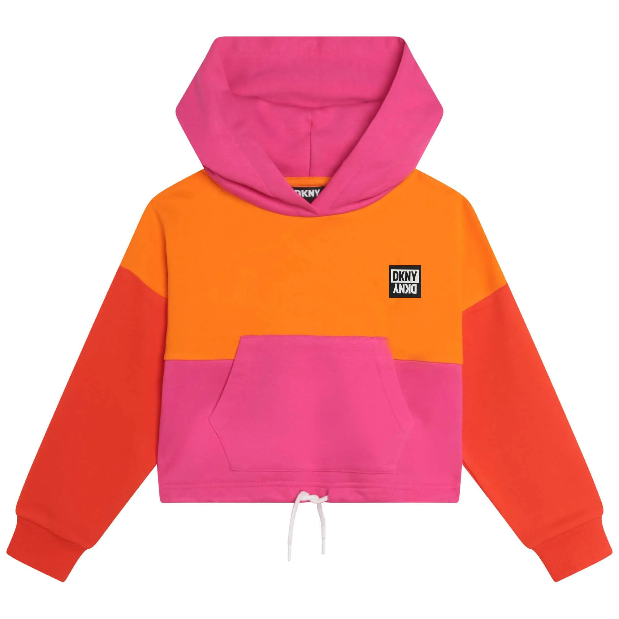 DKNY Sudadera corta con capucha