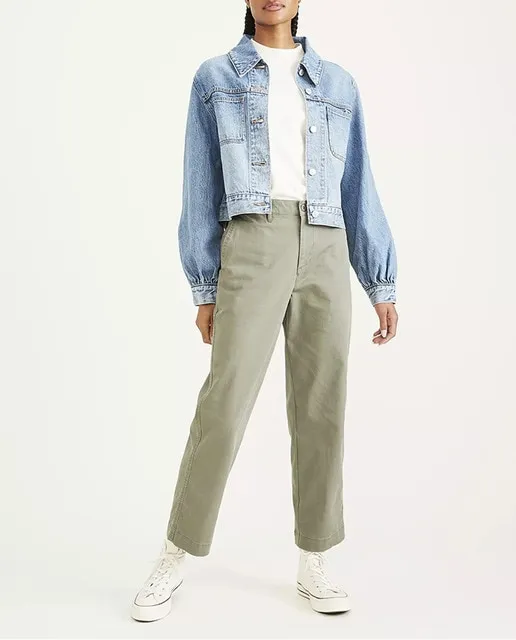 Dockers Pantalón chino de mujer con cintura alta