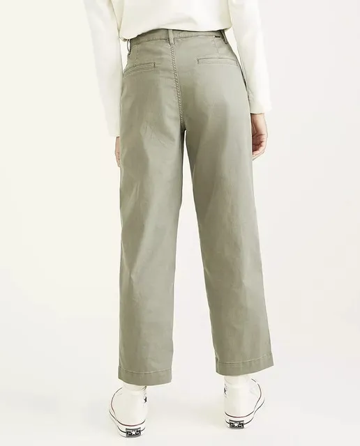 Dockers Pantalón chino de mujer con cintura alta