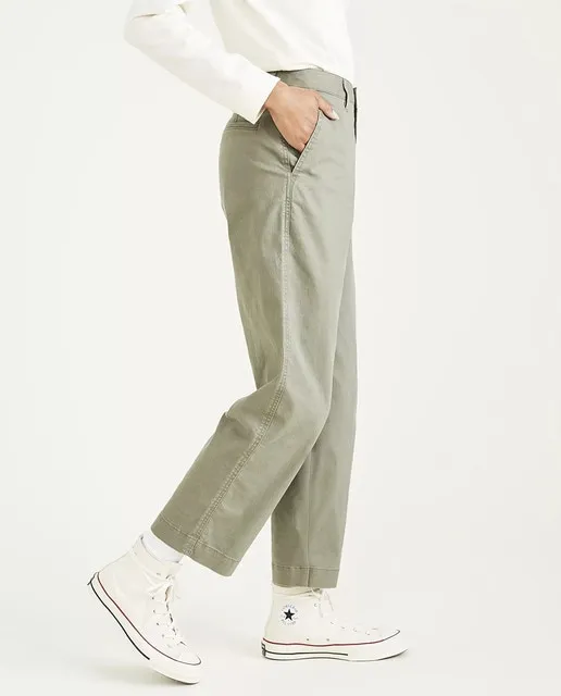 Dockers Pantalón chino de mujer con cintura alta
