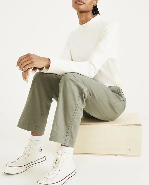 Dockers Pantalón chino de mujer con cintura alta