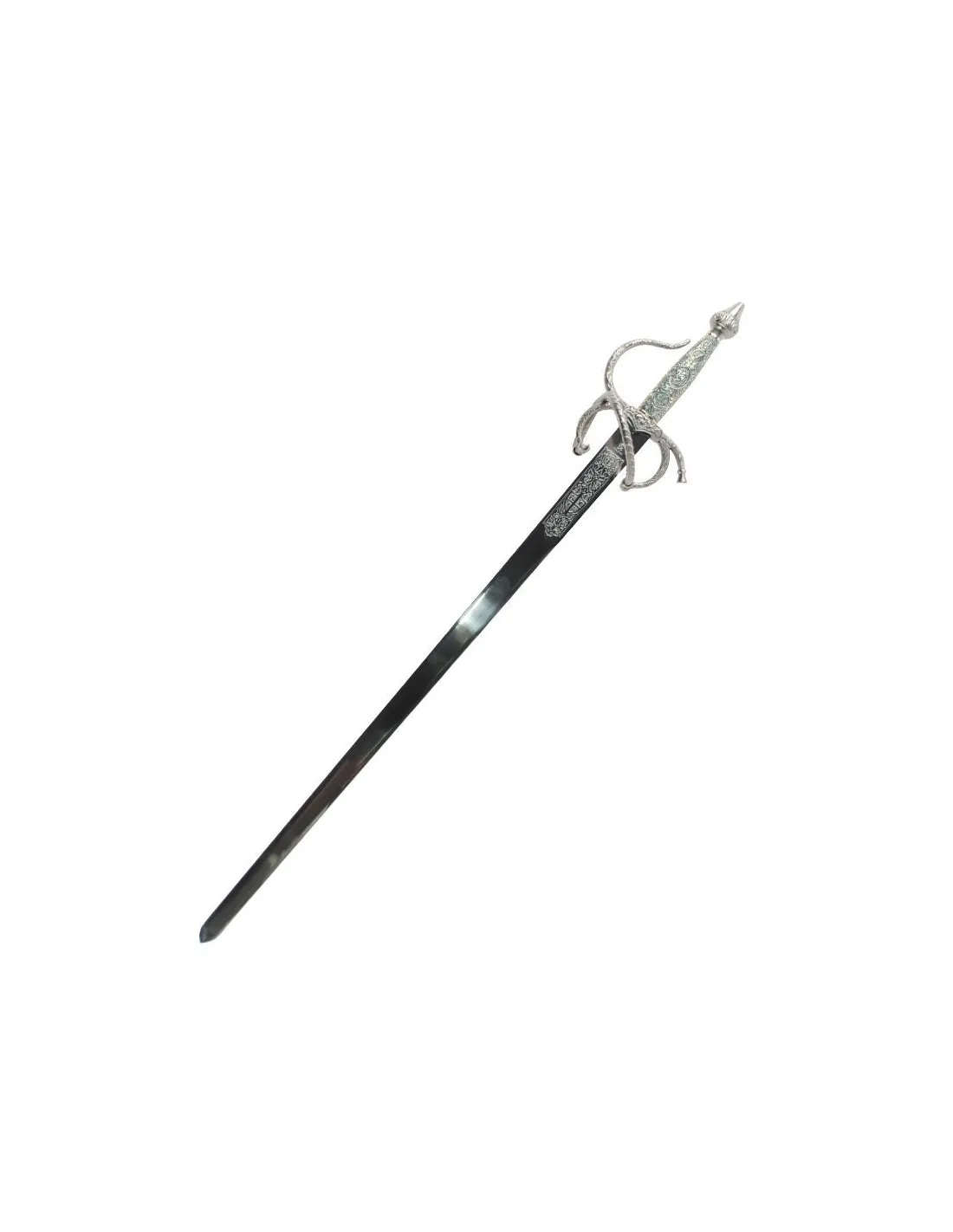 Espada Colada Cid con puño cincelado