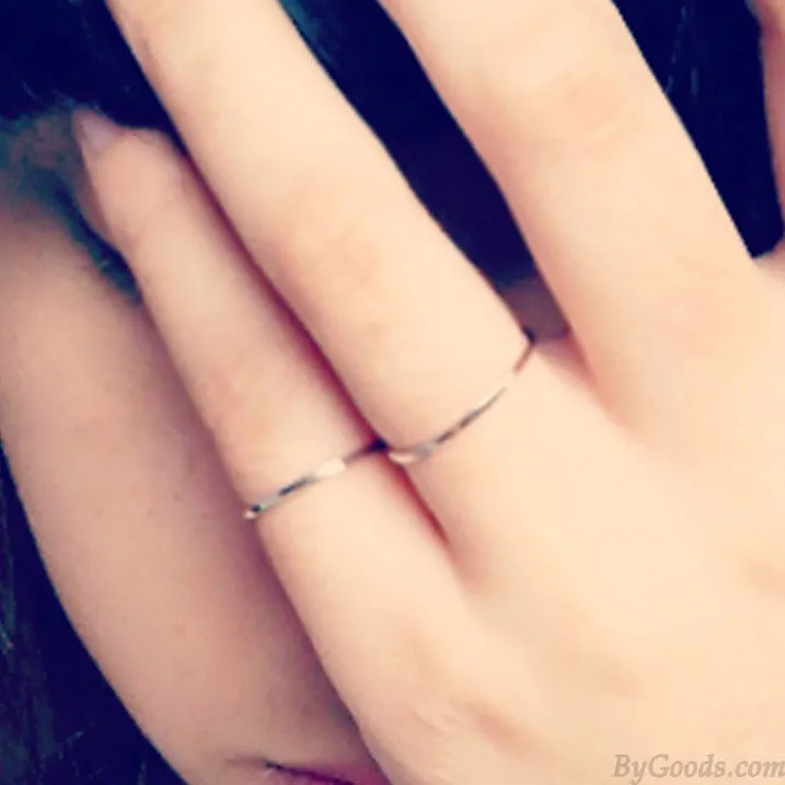 Fashion Polished Simple Ring