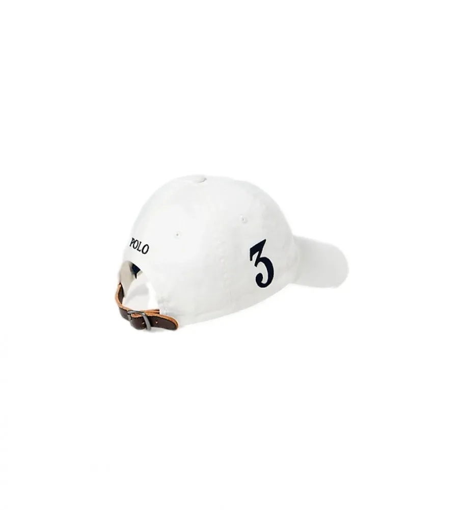 Gorra con visera Big Pony blanco
