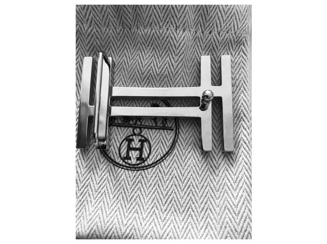 Hermès H al cuadrado Plata 