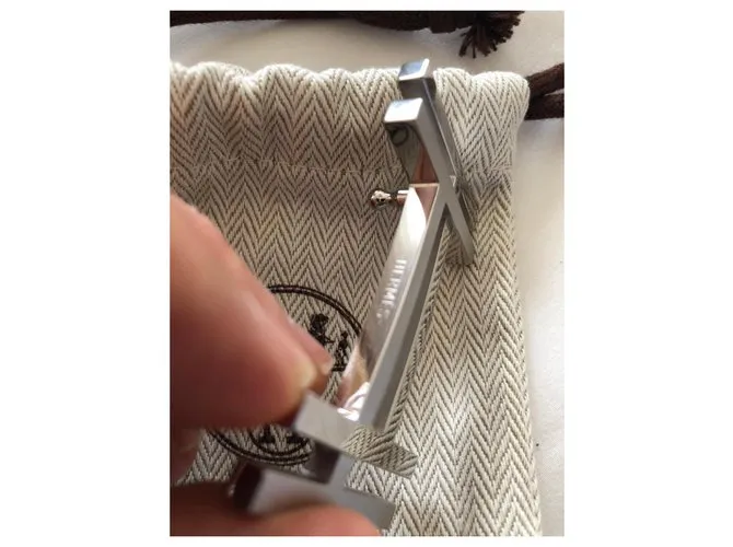 Hermès H al cuadrado Plata 