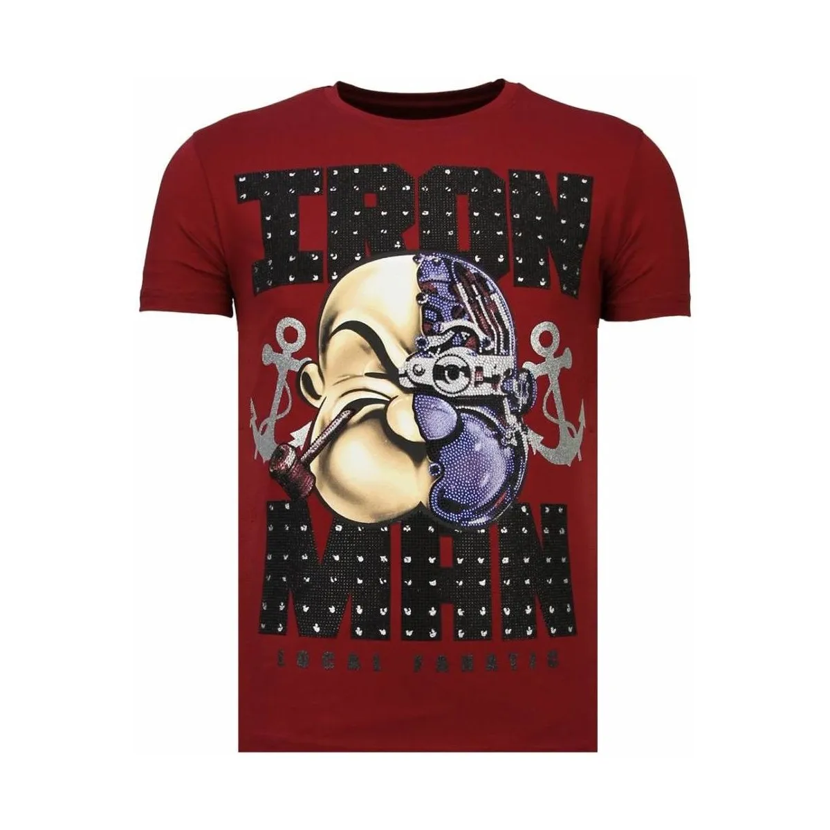 Iron Man Popeye Rhinestone