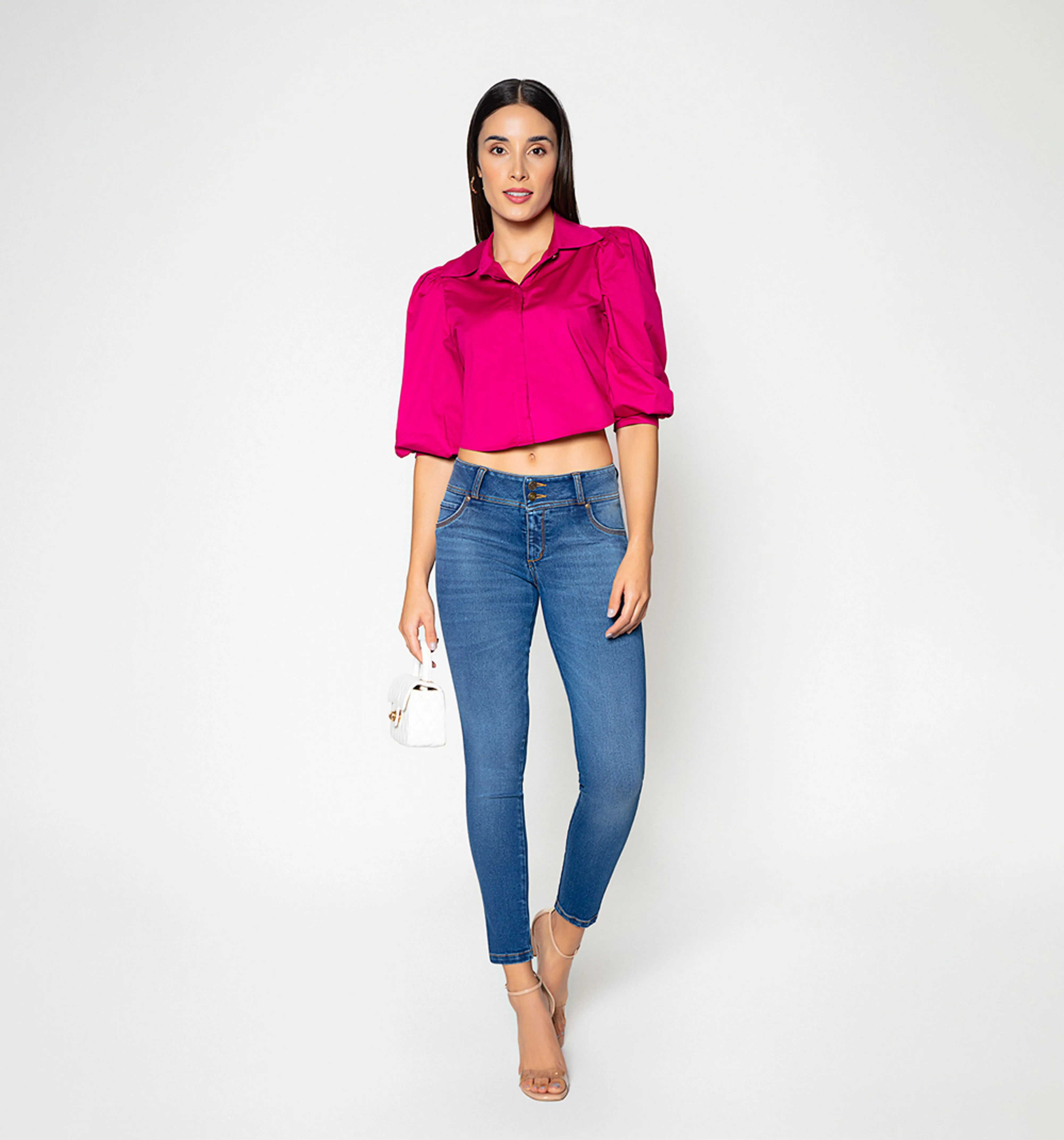 Jean ultra slim, tiro medio, crawford li