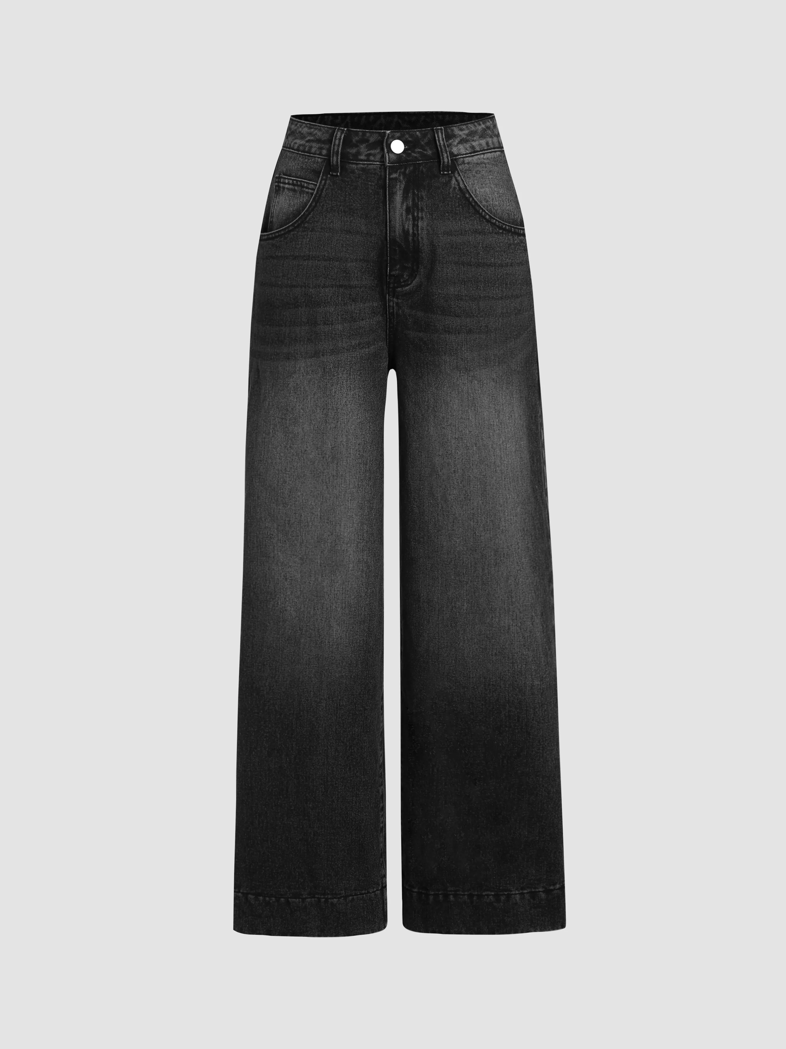 Jeans de cintura alta y pierna recta