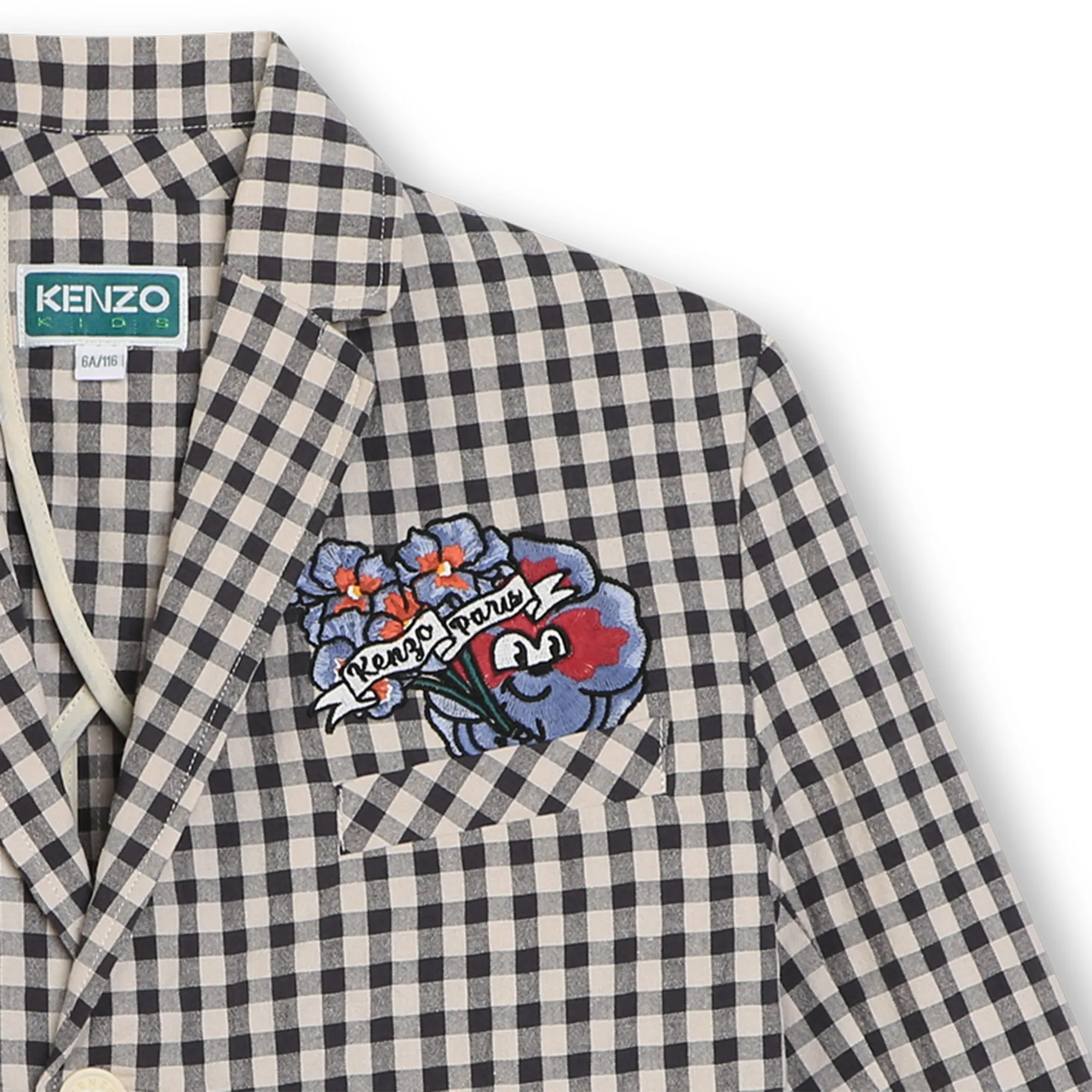 KENZO KIDS Chaqueta de traje a cuadros
