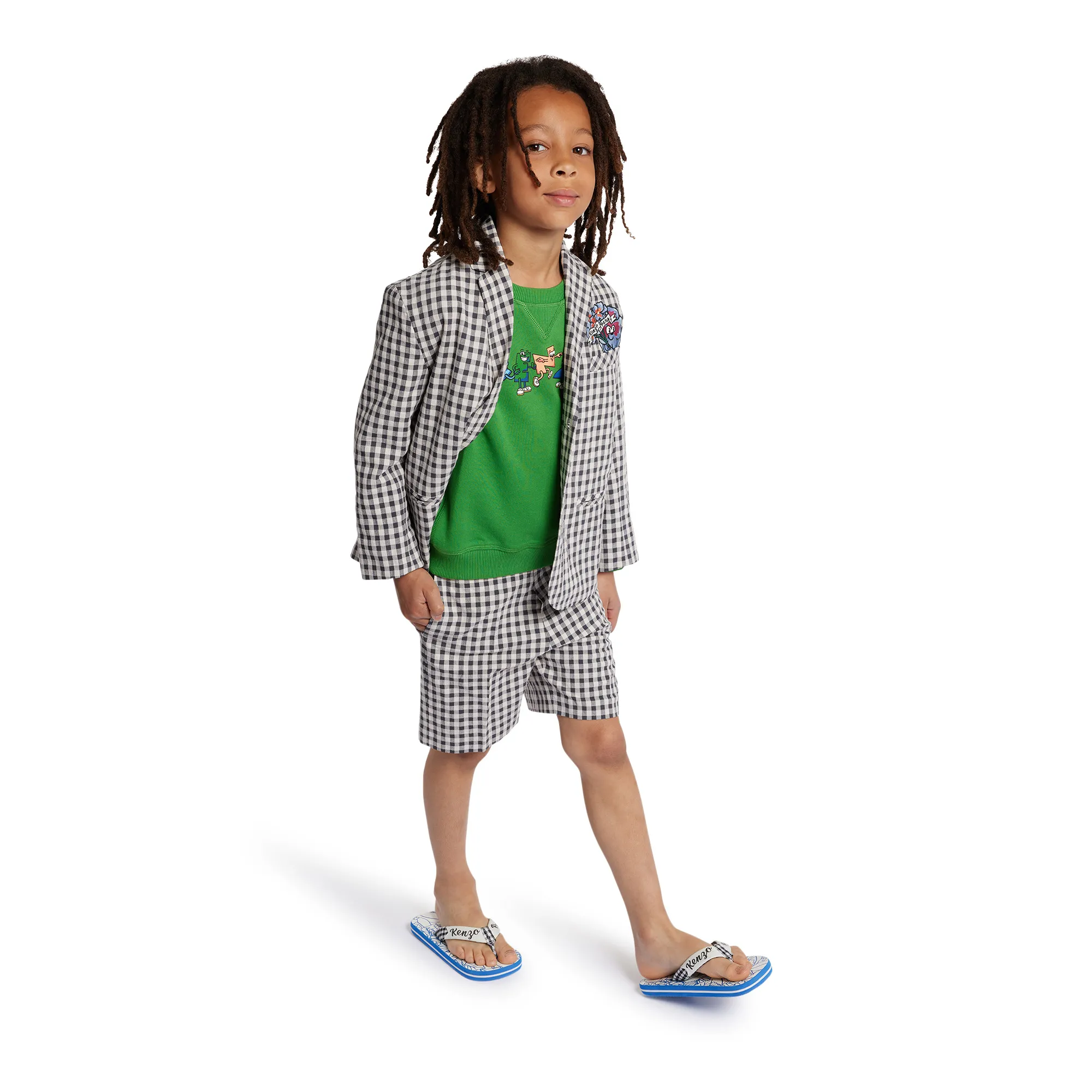 KENZO KIDS Chaqueta de traje a cuadros