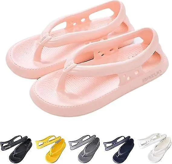 KINCJON CHANCLAS DE PLAYA DE VERANO  SANDALIAS BAZUO, MUJER CHANCLAS BAZUO PARA HOMBRE, ZAPATILLAS GRUESAS DE EVA BAZUO 3839RO