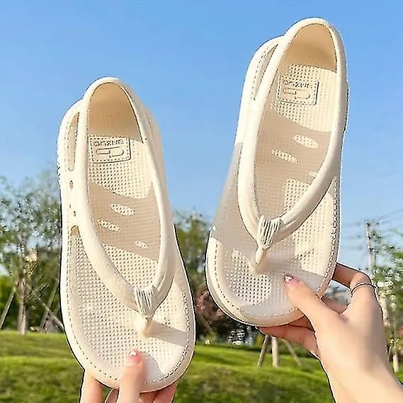 KINCJON SANDALIAS CHANCLAS SLIDES SUMMER BEACH EVA ZAPATILLAS GRUESAS MUJERES HOMBRES 3637BLANCO